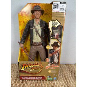 Hasbro Indiana Jones Talking Whip Action 12" NIB